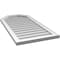 Ekena Millwork Octagonal Top Surface Mount PVC Gable Vent w/ 2"W x 1-1/2"P Brickmould Frame, 20"W x 40"H GVPOT20X4002SN - alternate 5